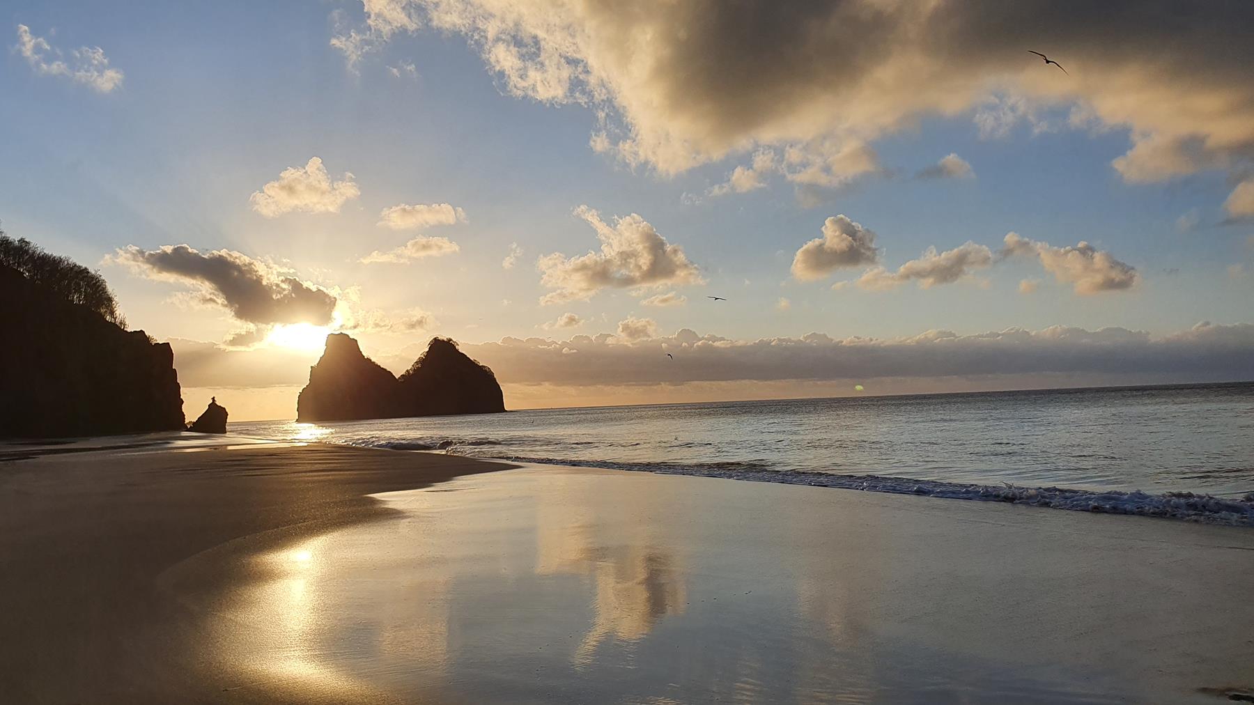 Entardecer em Fernando de Noronha